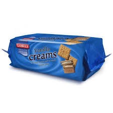LOBELS VANILLA CREAMS BISCUITS 150G